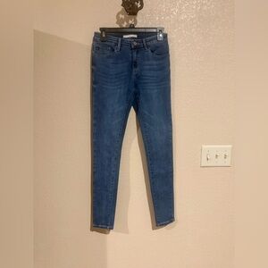 KanCan Skinny Jeans Size 3 Blue Mid Rise Stretch Denim